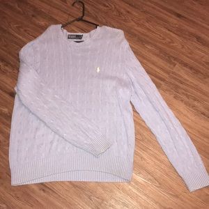 Mens Polo Silk Sweater